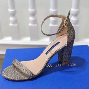 Stuart weitzman nearly nude sandals 8